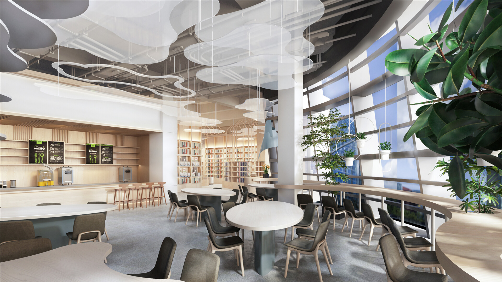 读书空间设计-惠州读者读吧文化空间