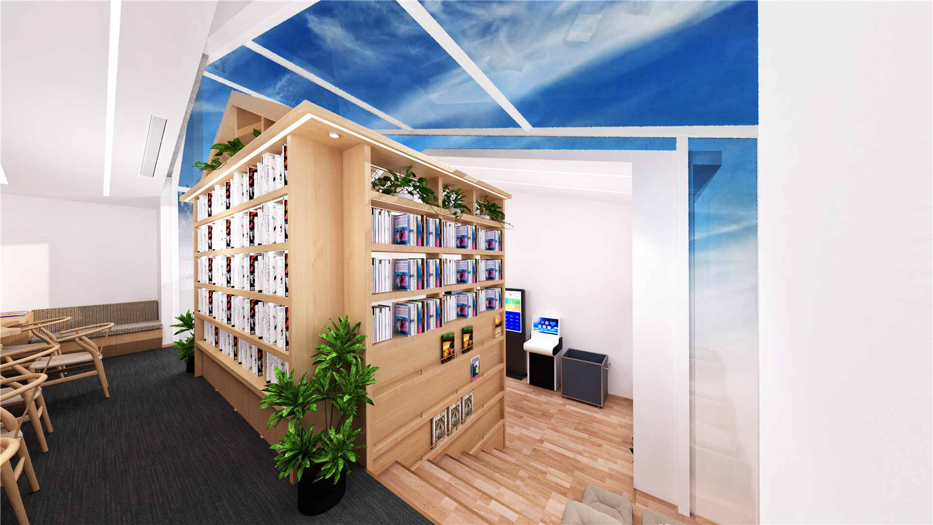 读书驿站空间设计-佛山桂城读书驿站