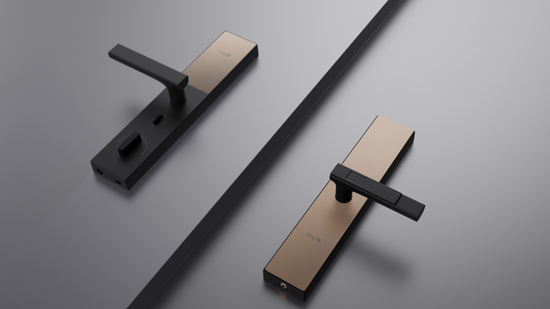 智能门锁设计-坚士锁业KUB智能门锁