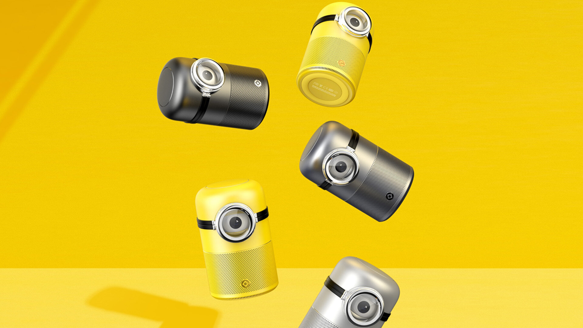 投影仪IP设计-橙子科技小黄人投影仪