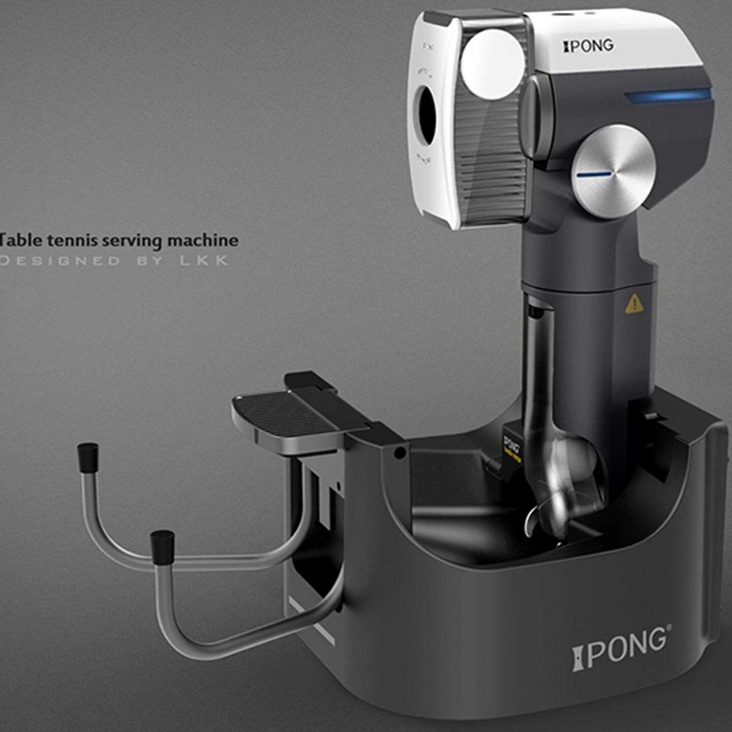 乒乓球发球机设计-智能乒乓球训练发球机