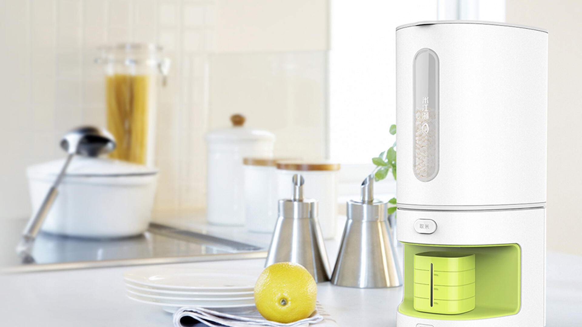 智能米桶设计-米江湖智能米桶