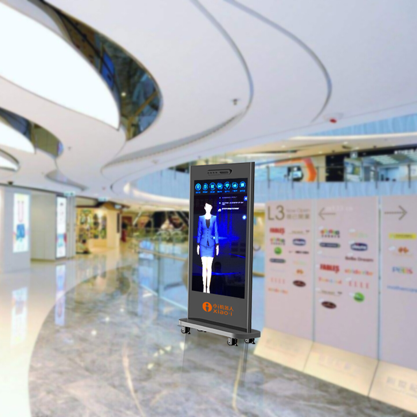 智能广告机设计-小i智能广告机研发生产