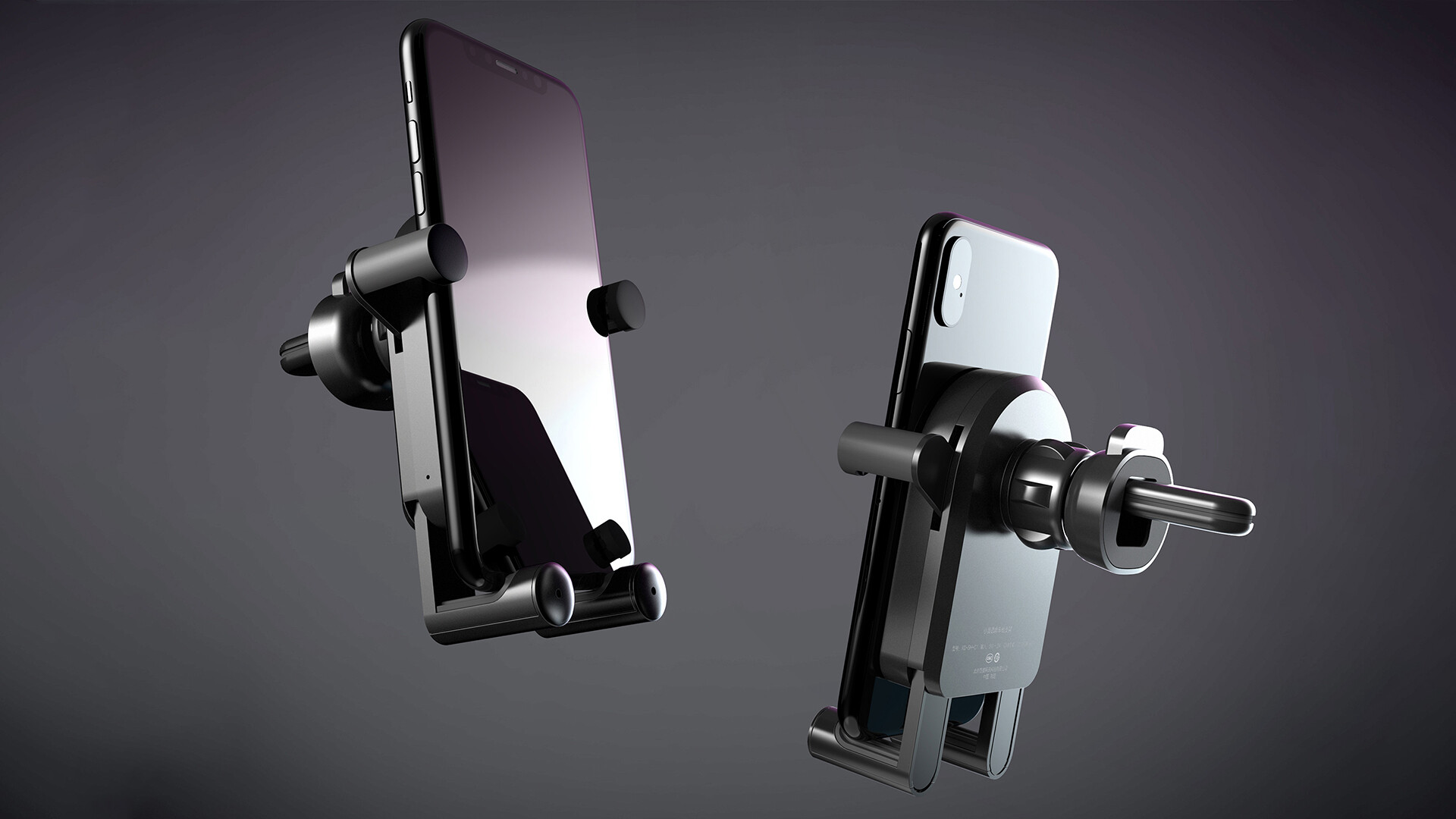 智能语音车载支架设计-小度语音车载支架