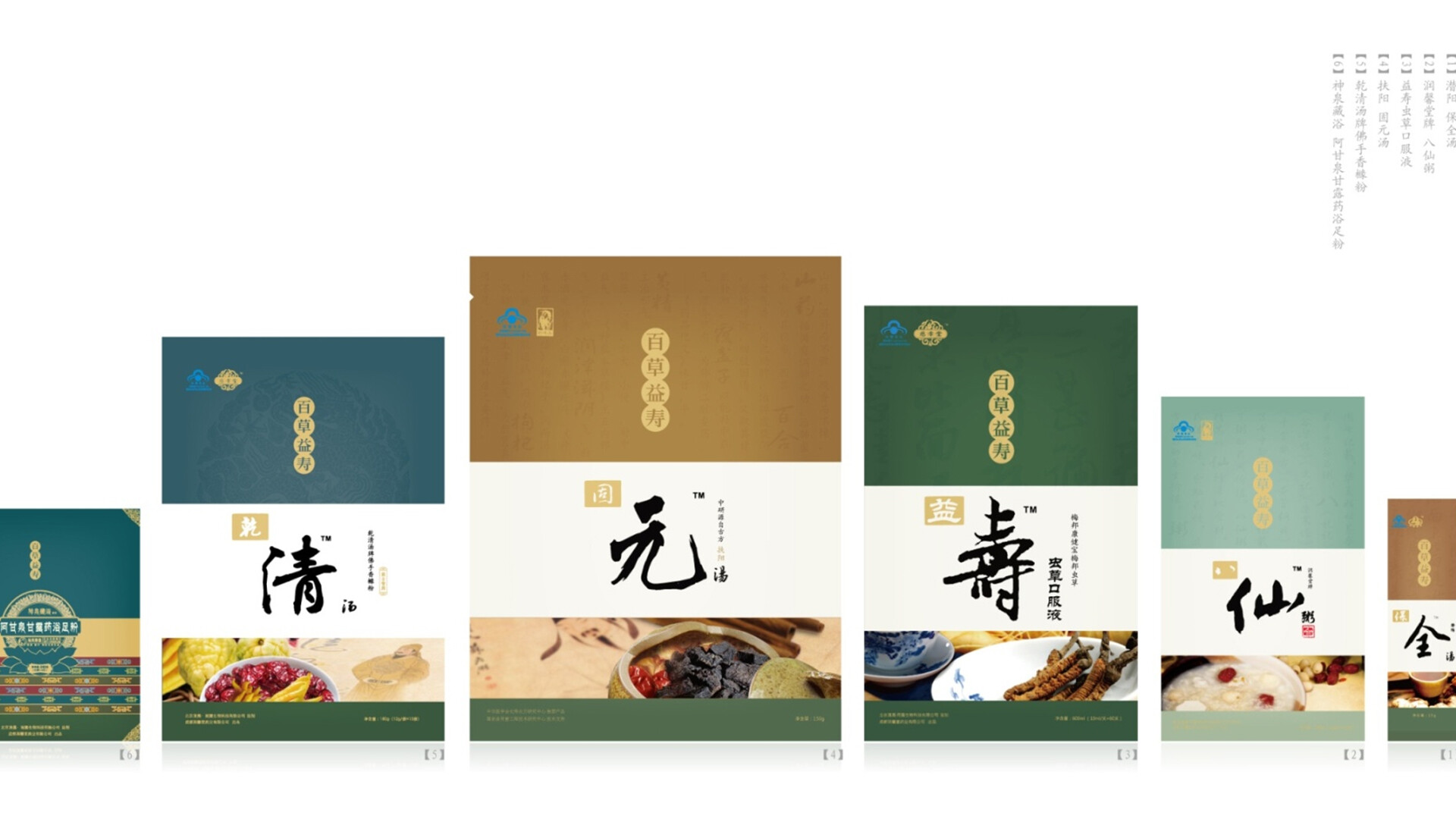 保健品产品线包装PI-百草益寿产品线包装PI