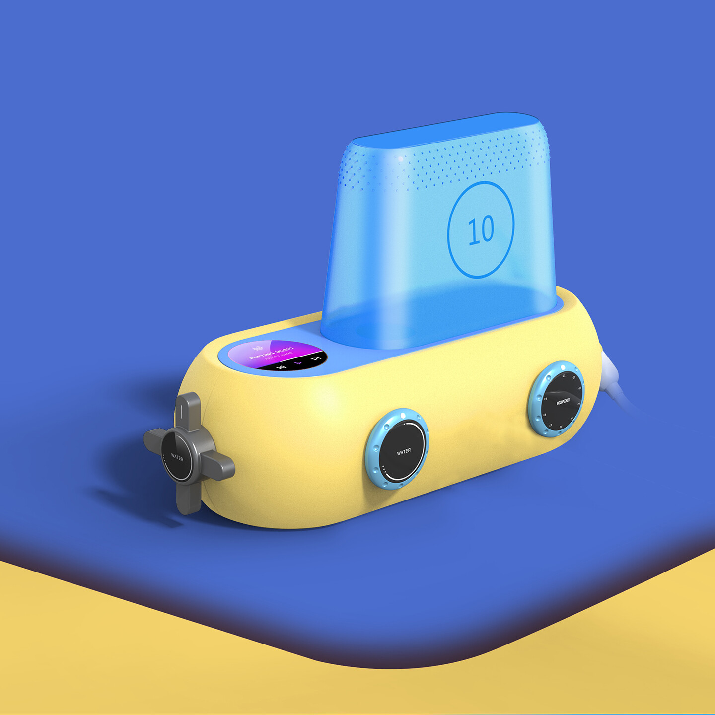 儿童洁牙机设计-啄木鸟儿童洁牙机产品外观设计