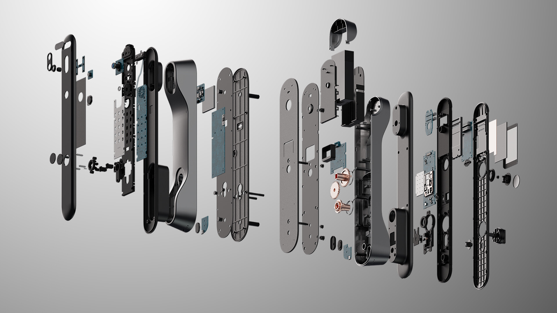 人脸识别智能门锁设计-鼎山A8人脸识别智能门锁