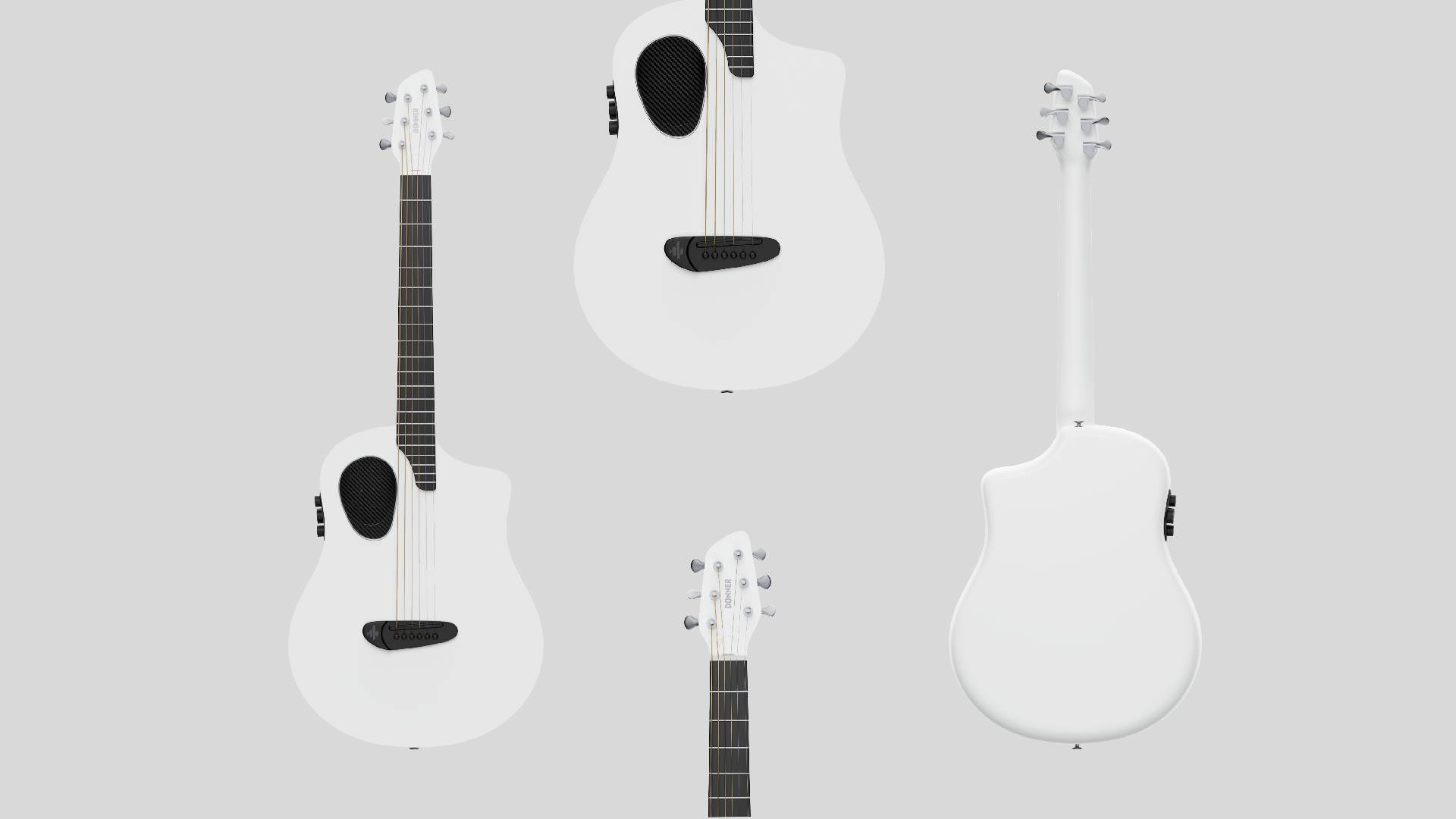 碳纤维吉他设计-DONNER Rising G 碳纤维吉他