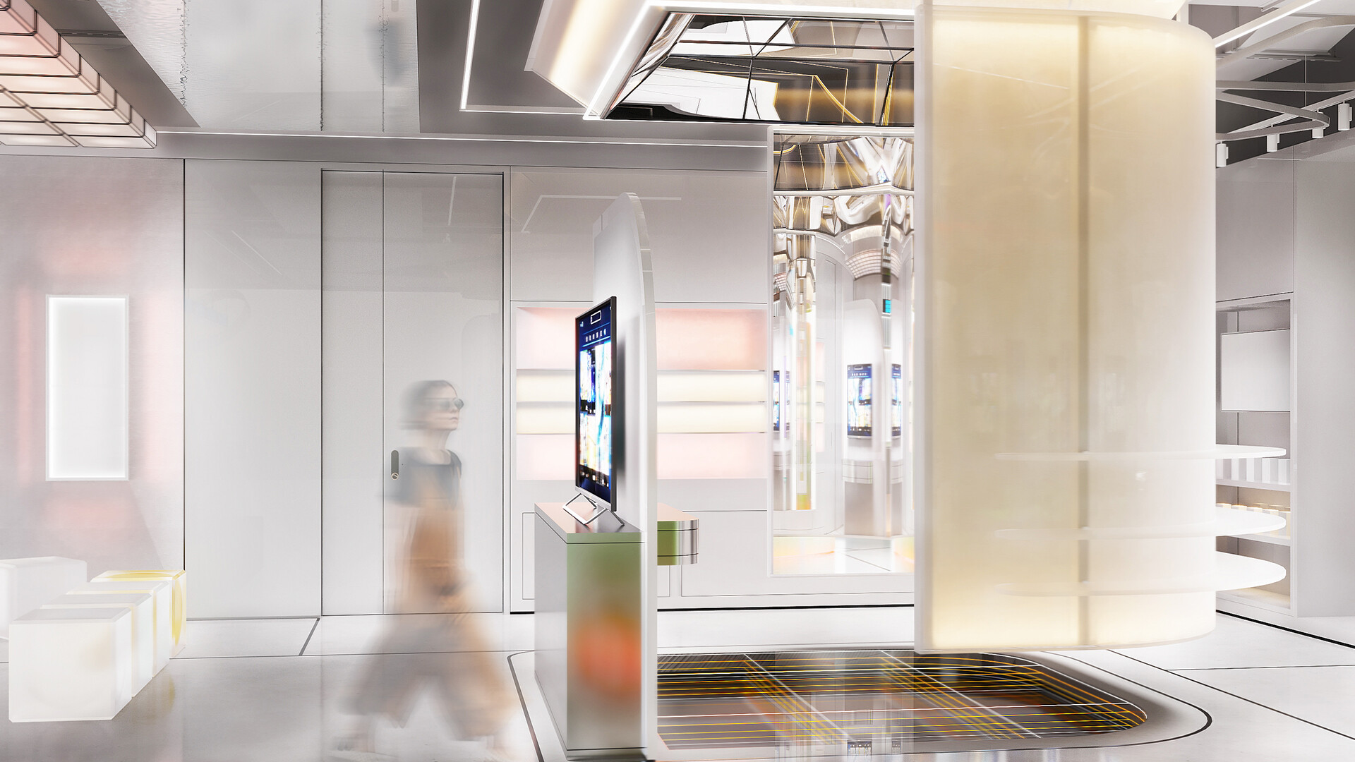 VR设备体验空间设计-PICO连锁店面设计