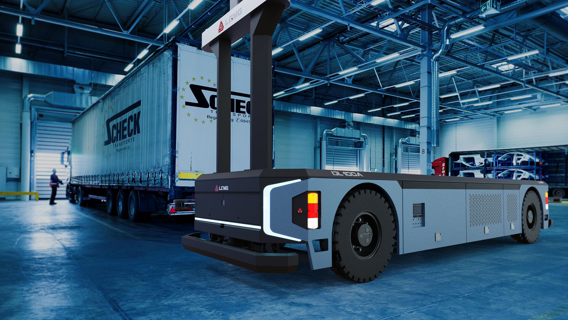 工业负重机器人设计-临工AGV系列机器人设计