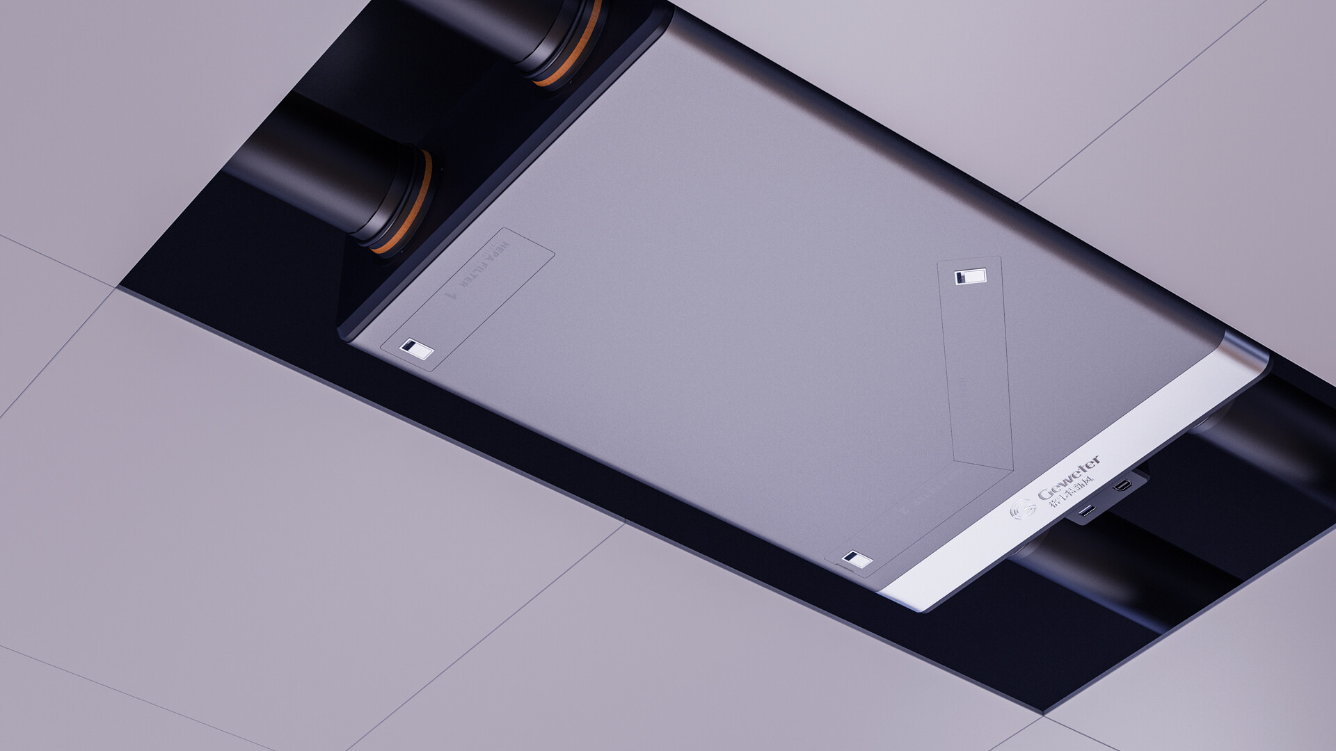 商用新风机系统设计-格韦特PI系列商用新风机系统