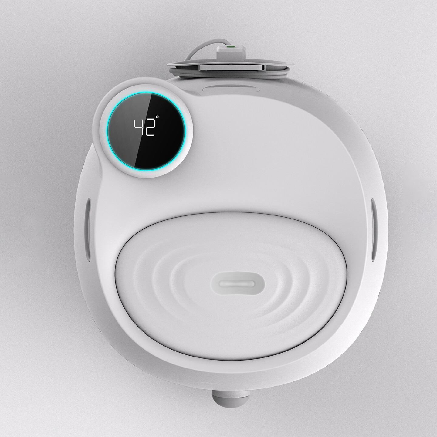 保温足浴桶外观设计-女性保温足浴桶产品外观设计