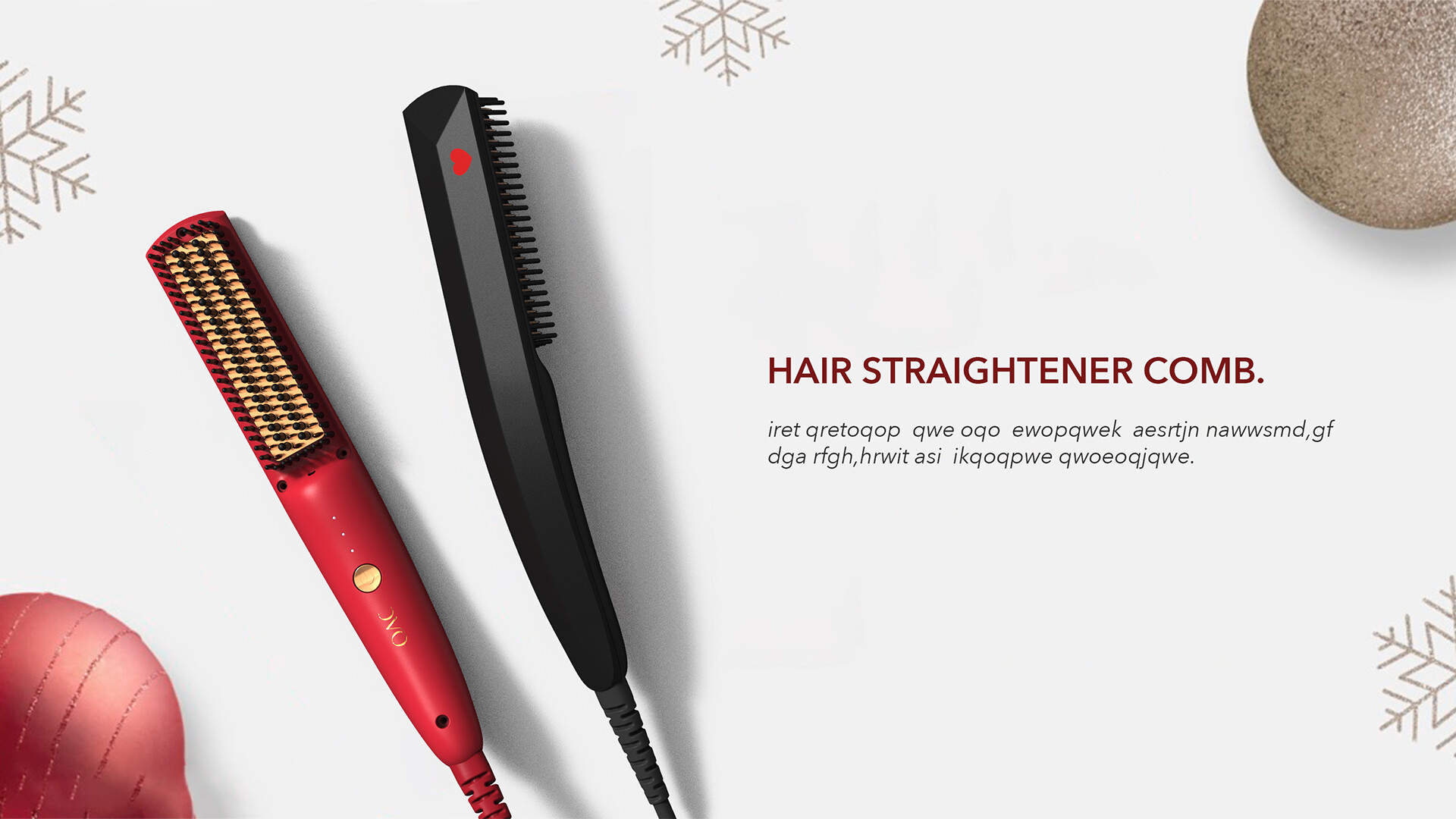 负离子直发梳设计-OAC负离子直发梳