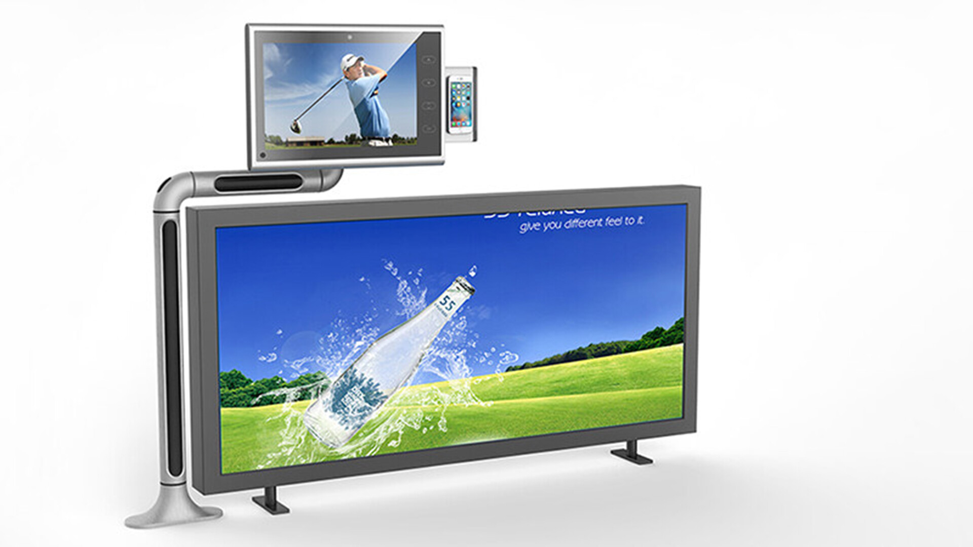 高尔夫球场屏幕设计-爱高科技高尔夫球场屏幕设计