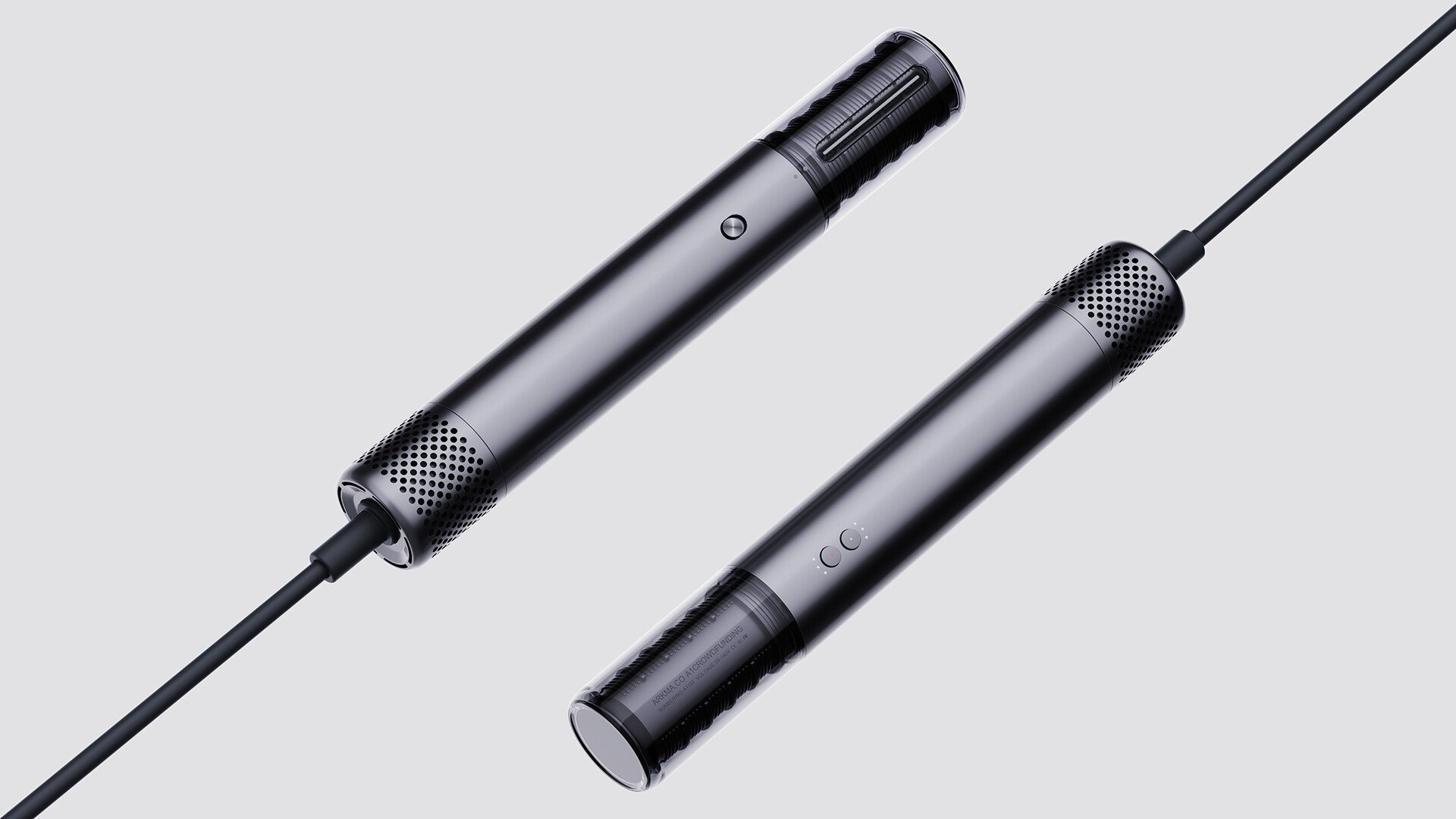 吹风棒外观设计-高速吹风棒外观结构设计