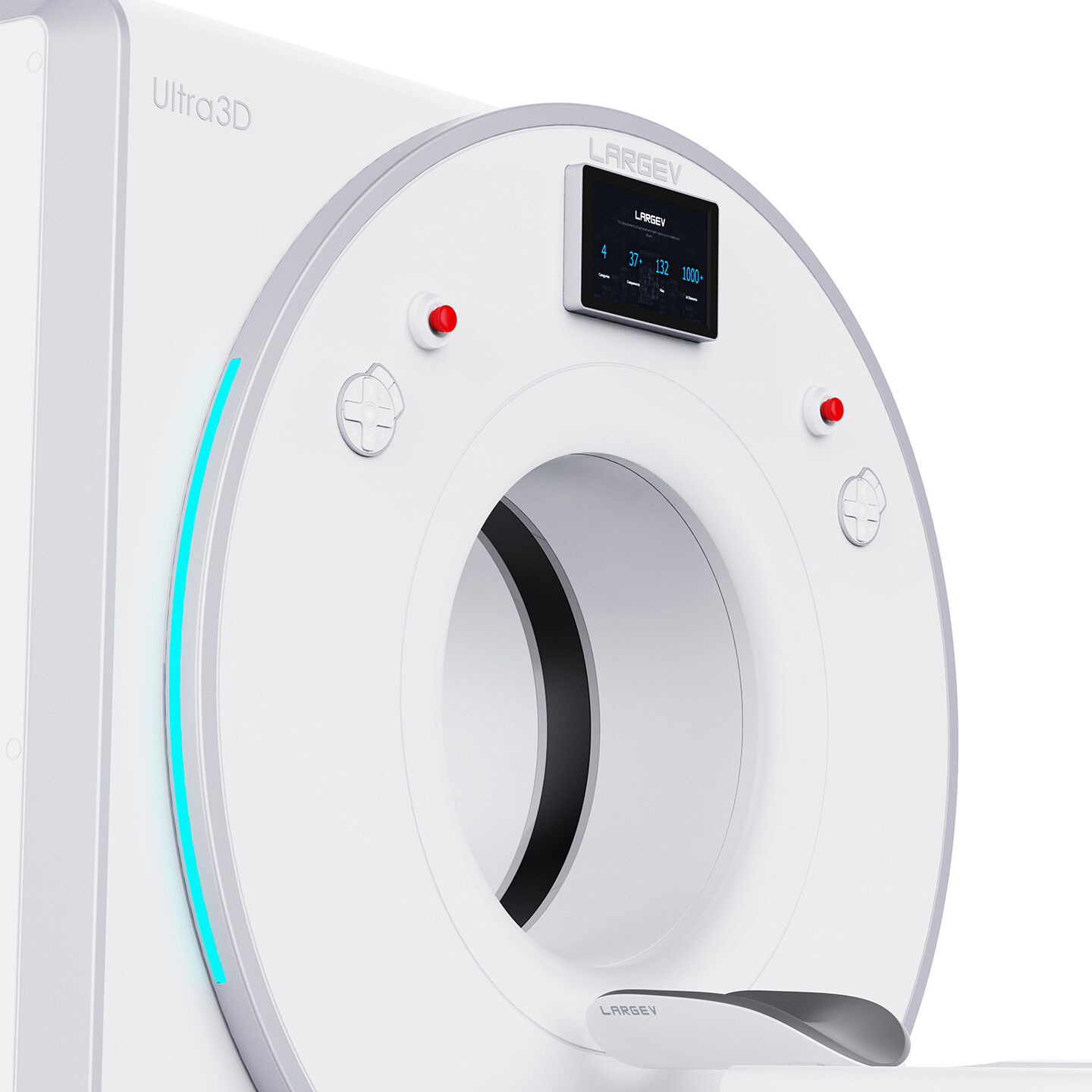 耳鼻喉CT设计-耳鼻喉螺旋CT设计-郎视Ultra3D螺旋CT设计