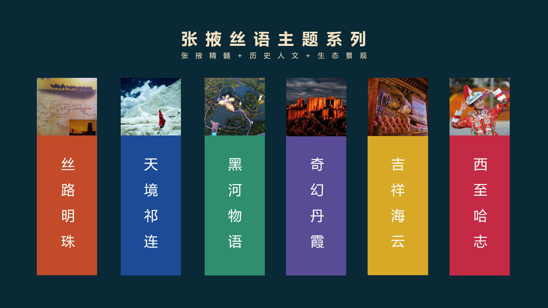 旅游城市文创整体打造-张掖城市文创整体打造